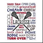 (image for) Subway Art - Sports - LACROSSE